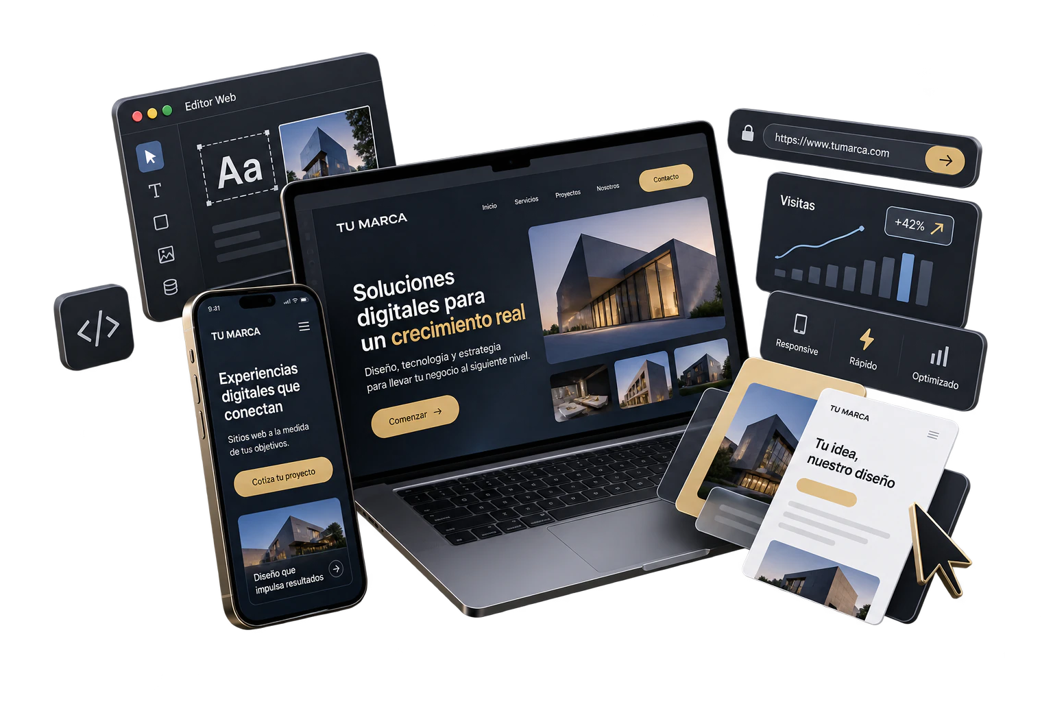 Página web y plataforma digital desarrollada por Edos Group